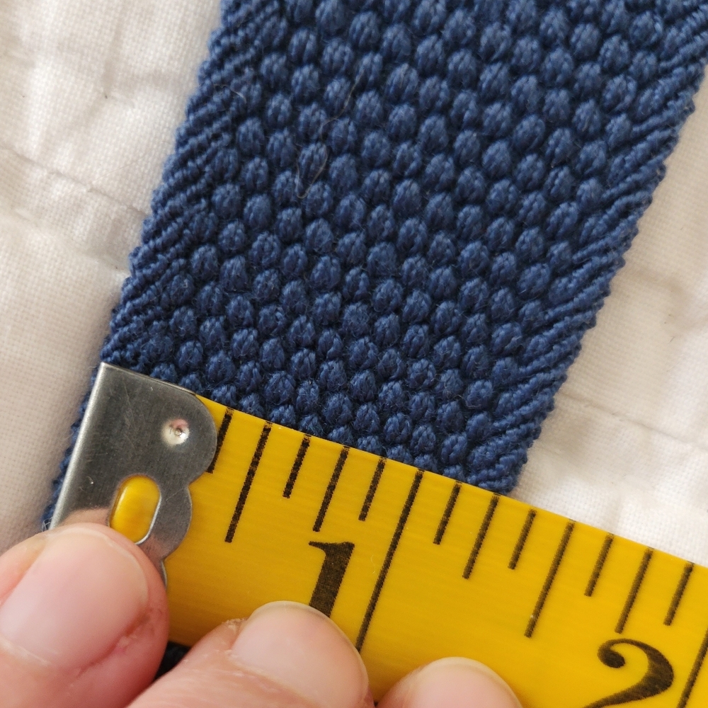 Vineyard Vines Belt Leather Trim Solid Brass Buckle Size 30 - Picture 12 of 13